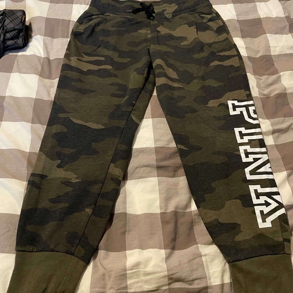 Pink Camo Joggers